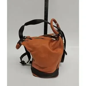 Valentina | Bags | Valentina Leather Euc Orange Pebbled  display picture 3